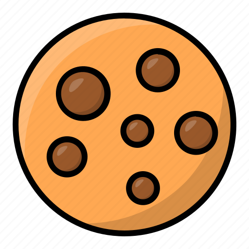 Brown, choco chip, chocolate, cocoa, delicious, dessert, sweet icon - Download on Iconfinder