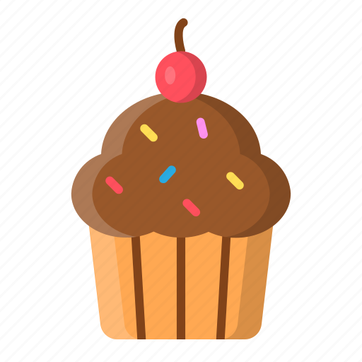 Brown, chocolate, cocoa, cup cake, delicious, dessert, sweet icon - Download on Iconfinder
