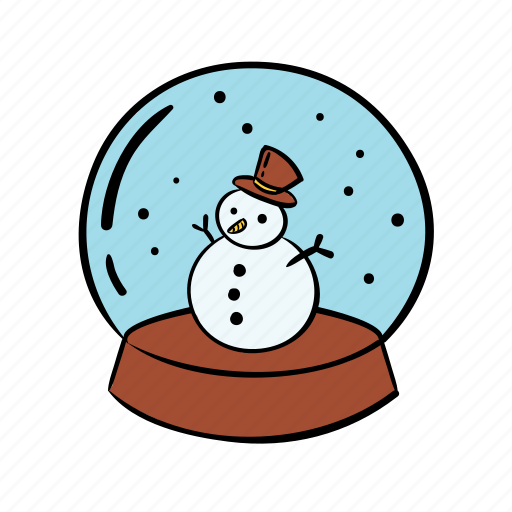 Snowglobe, globe, christmas, snowman, winter, holiday icon - Download on Iconfinder