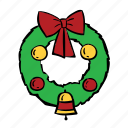 wreath, christmas, ornament, xmas, decoration, holiday