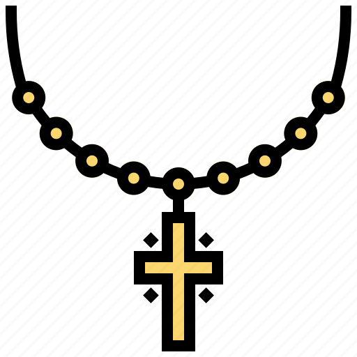 Accessory, christian, cross, necklace icon - Download on Iconfinder