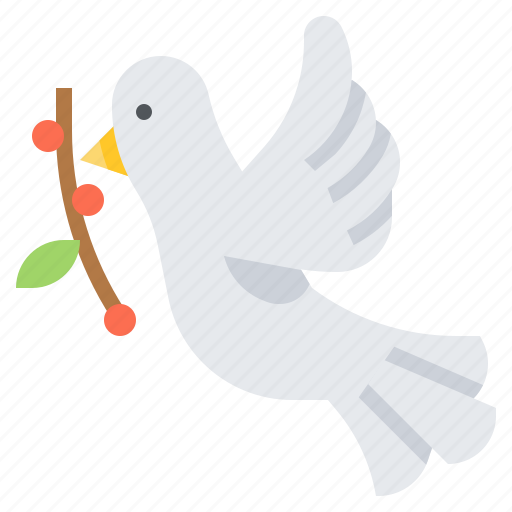 Bird, christian, dove, faith, olive, peace icon - Download on Iconfinder
