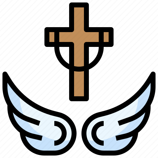 Angel, christian, christianity, cultures, religion, religious, wings icon - Download on Iconfinder