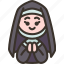 nun, catholic, sister, prayer, christian 