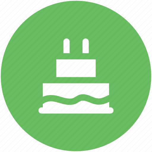 Anniversary, birthday cake, cake, cake with candles, candles, celebration icon - Download on Iconfinder