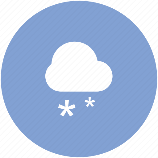 Cloud, ice crystals, ice flakes, snow falling, snowflakes, winter ornaments, winter season icon - Download on Iconfinder