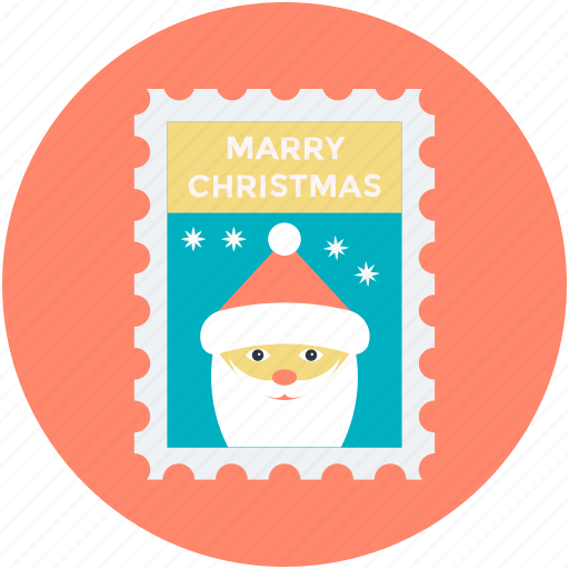 Christmas card, christmas greeting, greeting card, santa claus, wishing card icon - Download on Iconfinder