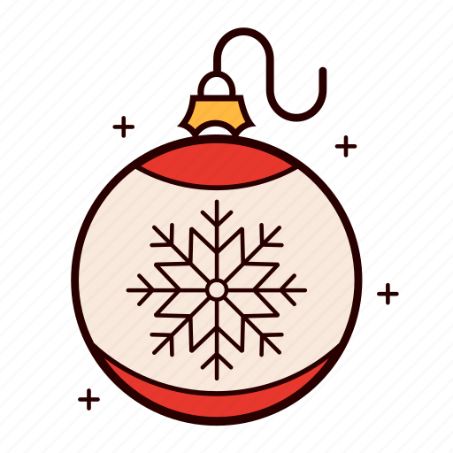 Balls, christmas, decoration, holiday, ornament, snowflake icon - Download on Iconfinder