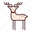 cartoon, deer, reindeer, rudolf, stag 