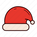 christmas, hat, holiday, red, santa, santa's hat, warm 