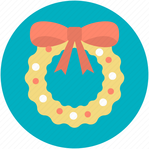 Christmas decorations, christmas ornament, christmas wreath, garland, wreath icon - Download on Iconfinder