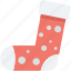 christmas, christmas socks, christmas stocking, fur stocking, stocking 