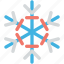 christmas, snow falling, snowflake, snowflake ornament, winter 