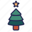 christmass, tree, christmas tree, decorations, evergreen, festive spruce, ornaments 
