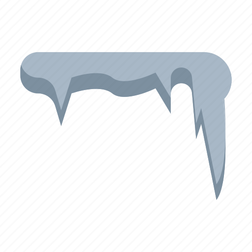Icecle, icicle, frozen, winter crystal, ice formation, frosty icon - Download on Iconfinder