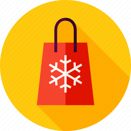 Bag, christmas, gift, package, present, shopping, snowflake icon - Download on Iconfinder