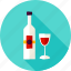 alcohol, beverage, bottle, drink, glass, glassful, wine 