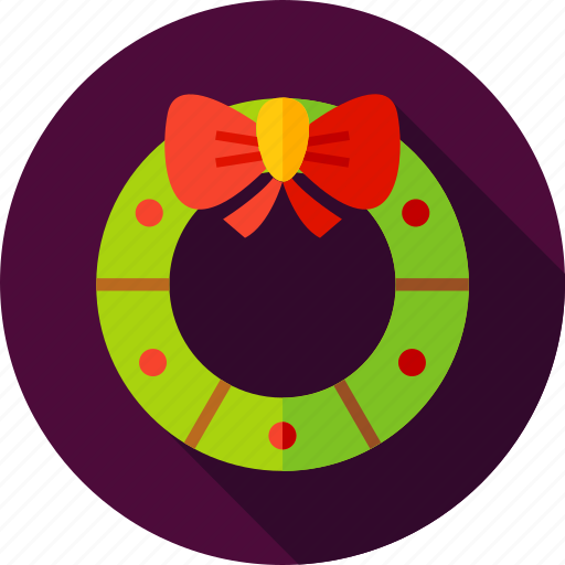 Celebrate, christmas, merry, new year, winter, wreath, xmas icon - Download on Iconfinder