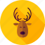 animal, antlers, christmas, deer, horn, reindeer, wild 
