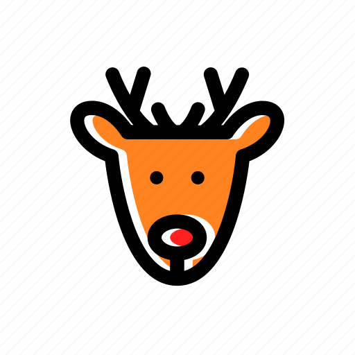 Reindeer, rudolf, rudolf the red nose reindeer, santas reindeer icon - Download on Iconfinder
