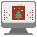christmas, day, ecard, online, sending