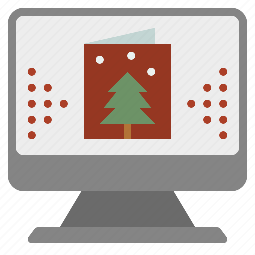 Christmas, day, ecard, online, sending icon - Download on Iconfinder