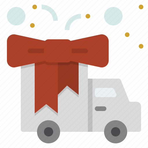 Christmas, delivery, gift, newyear, sending icon - Download on Iconfinder