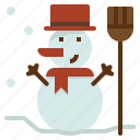 celebration, christmas, snow, snowman