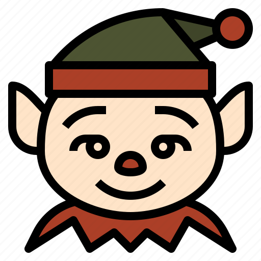 Christmas, cute, elf, funny icon - Download on Iconfinder