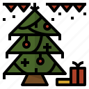 christmas, decoration, gift, tree