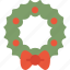 christmas, holidays, wreath, xmas 
