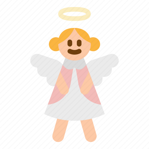 Angel, christmas, cute, doll, pray icon - Download on Iconfinder