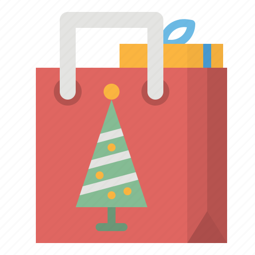 Bag, christmas, gift, shopping, supermarket icon - Download on Iconfinder