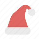 christmas, claus, hat, santa, winter