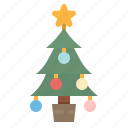 christmas, pine, tree, wood, xmas