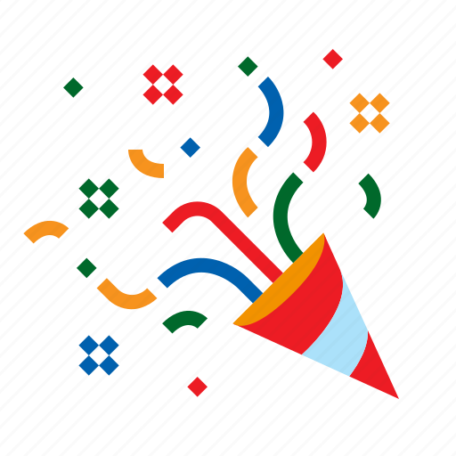 Celebration, christmas, confetti, party icon - Download on Iconfinder