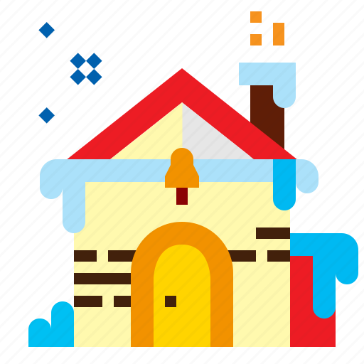 Christmas, house, snow, winter icon - Download on Iconfinder