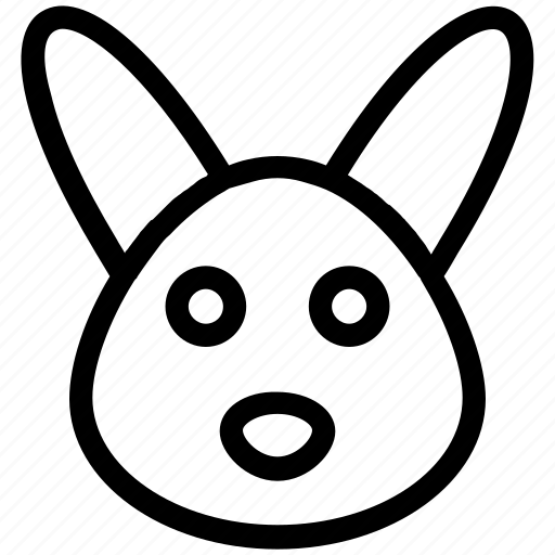 Animal, bunny face, christmas, hare, rabbit face icon - Download on Iconfinder