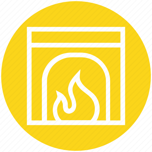 Chimney, christmas, fire, fireplace, heater icon - Download on Iconfinder