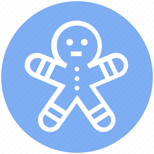 Candy, christmas, cookie, gingerbread, man icon - Download on Iconfinder