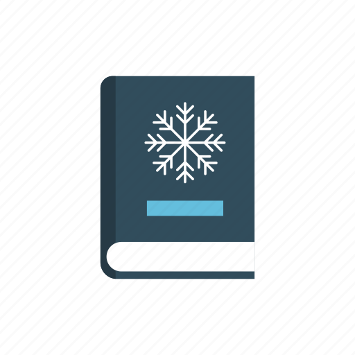 Book, christmas, flake, knowledge, snow icon - Download on Iconfinder