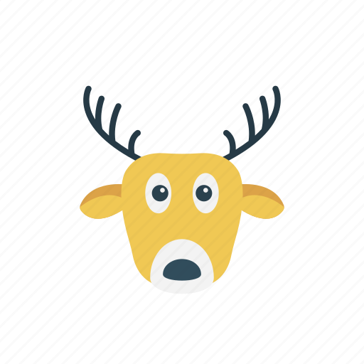 Animal, christmas, face, reindeer, santa icon - Download on Iconfinder