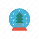 christmas, decoration, gift, ice, snowball