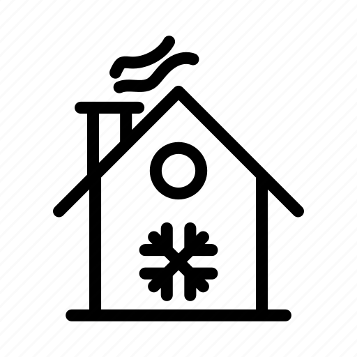 Chimney, home, house, snowflake, winter icon - Download on Iconfinder