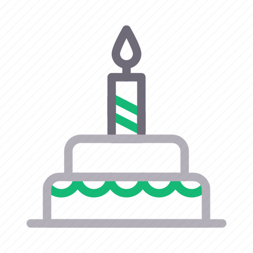Cake, candle, christmas, party, sweet icon - Download on Iconfinder