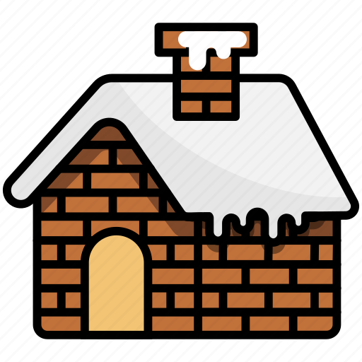 Christmas, home, house, snow, winter icon - Download on Iconfinder