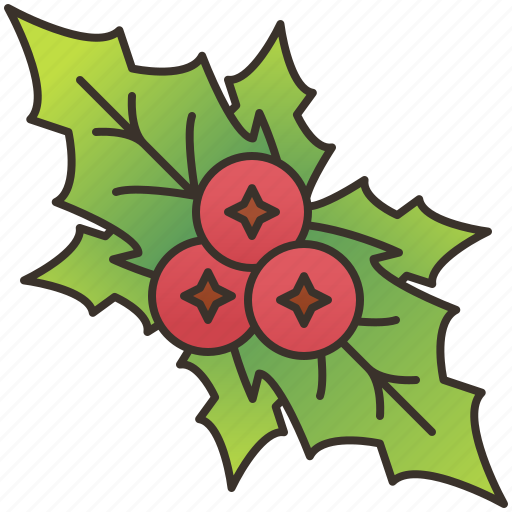 Berry, christmas, holly, plant, traditional icon - Download on Iconfinder