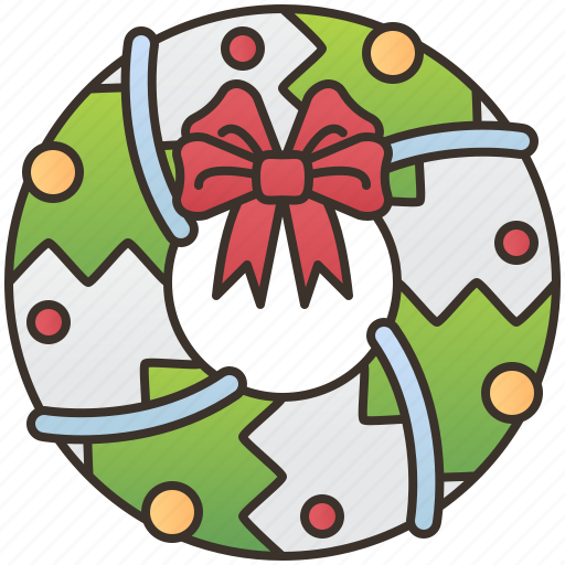 Celebration, christmas, decorative, season, wreath icon - Download on Iconfinder