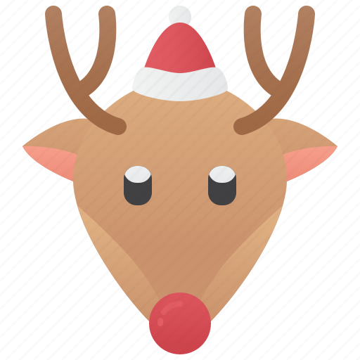 Animal, antler, christmas, reindeer, rudolph icon - Download on Iconfinder