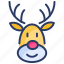 christmas, deer, fauna, reindeer, xmas 